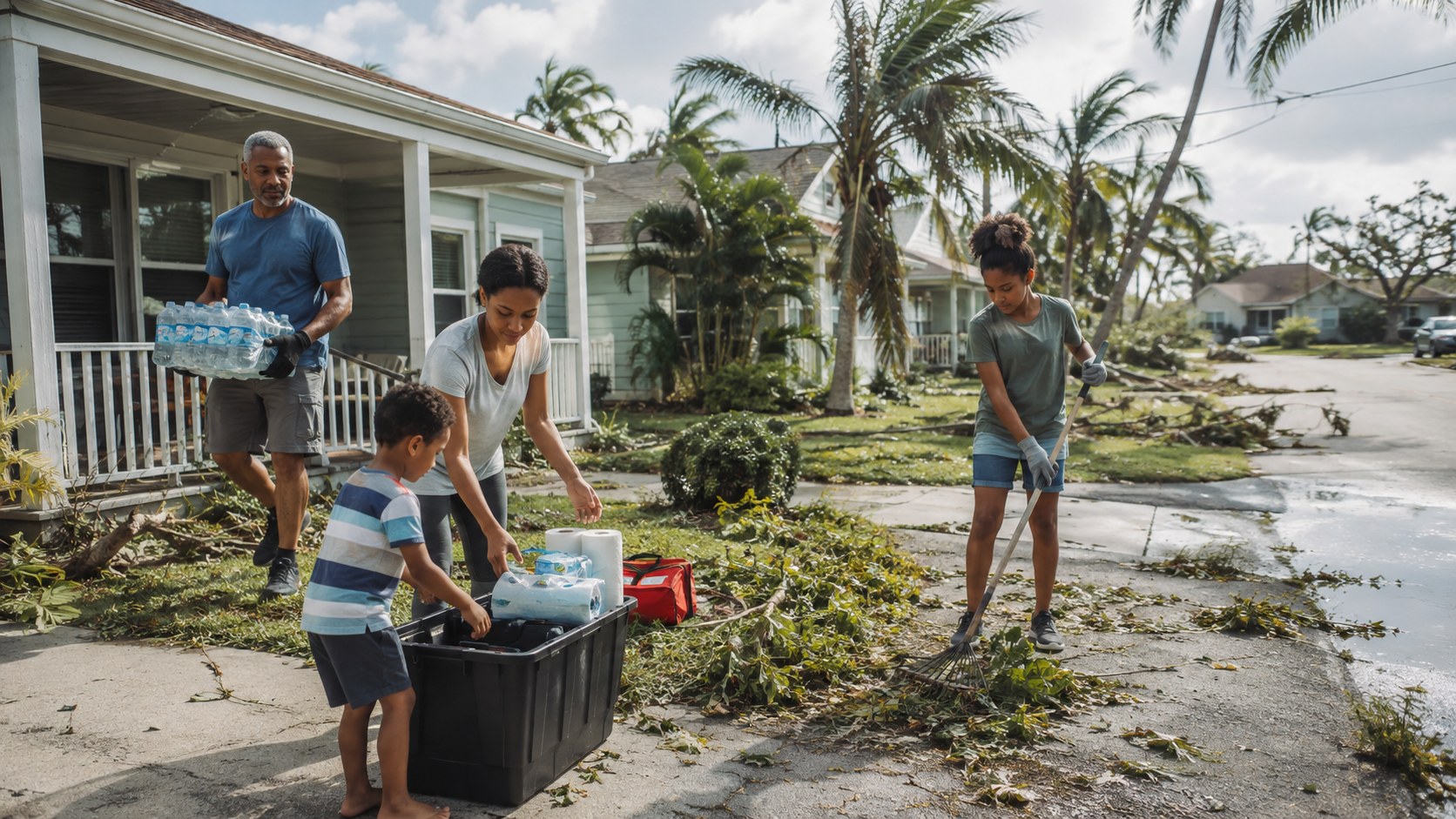 Community preparedness and post-storm recovery